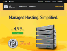Tablet Screenshot of mehosted.com